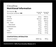 Load image into Gallery viewer, Switch Nutrition Citrulline / 100 Serves
