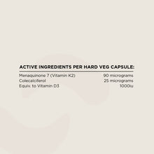 Load image into Gallery viewer, Switch Nutrition Vit D3 + K2 Capsules
