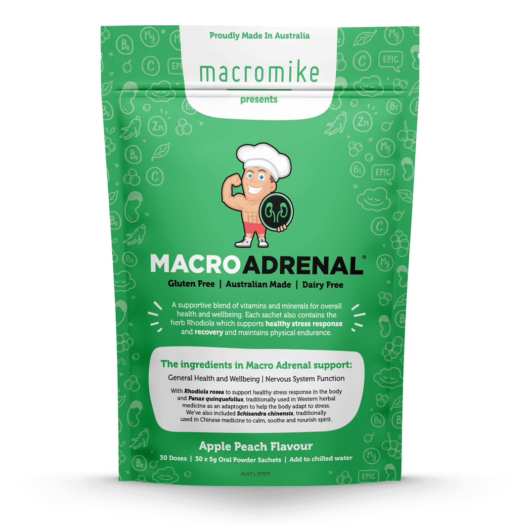 Macro Mike Macro Adrenal - Green Apple / 30 Serves
