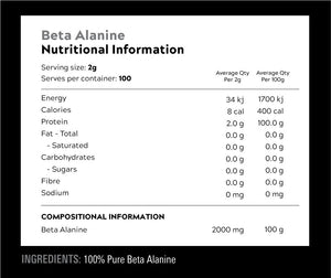 Switch Nutrition Beta Alanine / 200 Serves